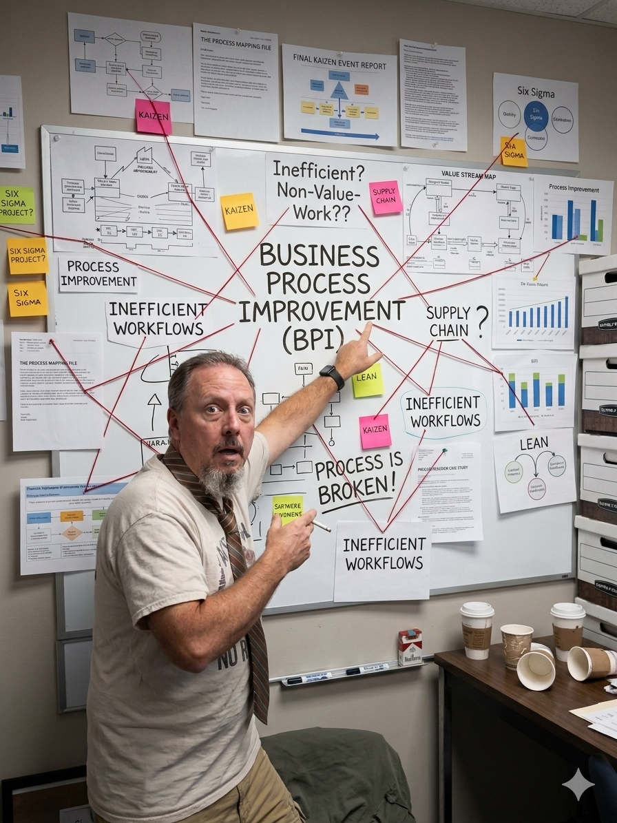 Bob Churchill, deep in BPI work